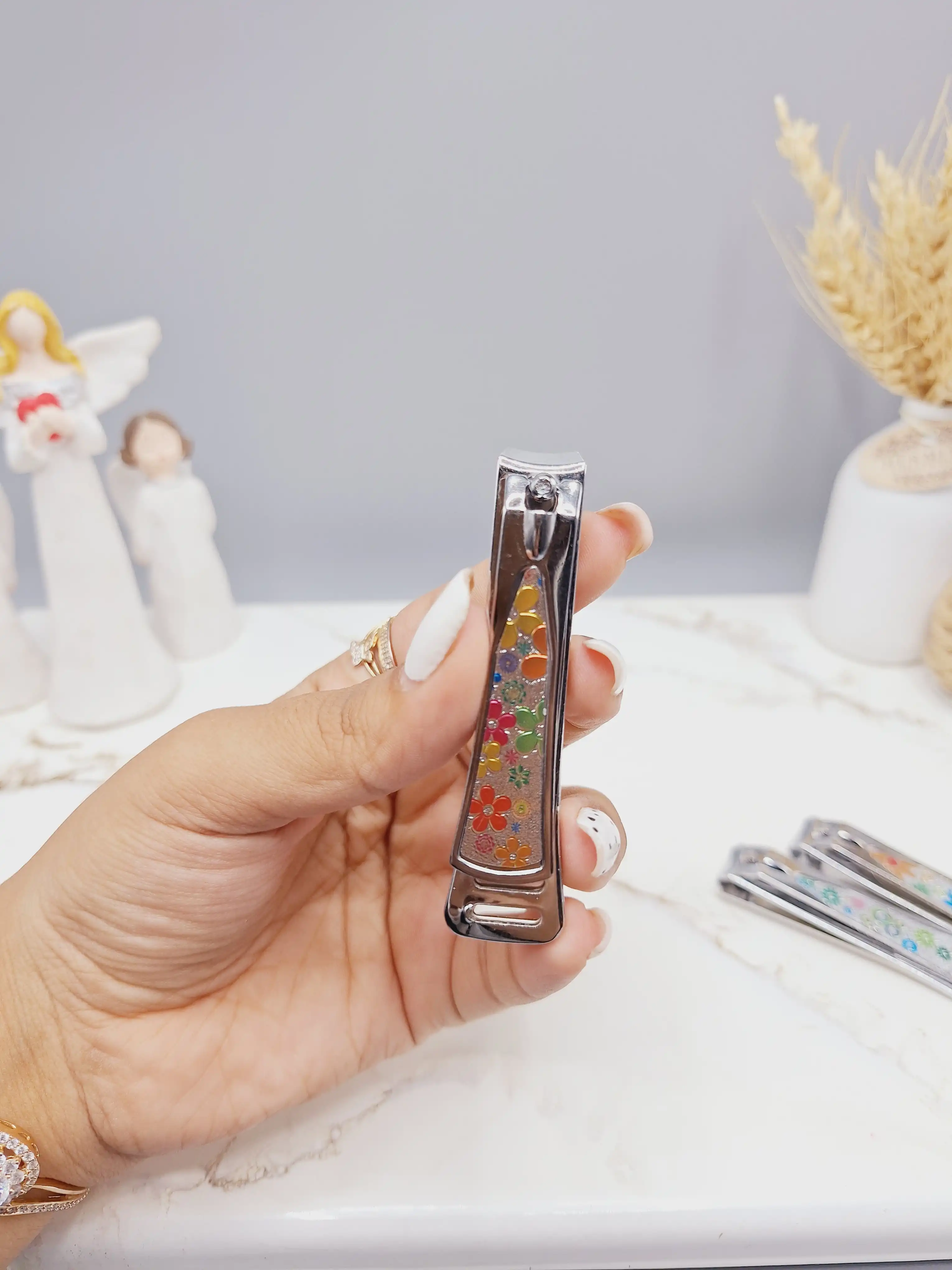 ناخن گیر استیل طرح گل برند WELL-YEAR